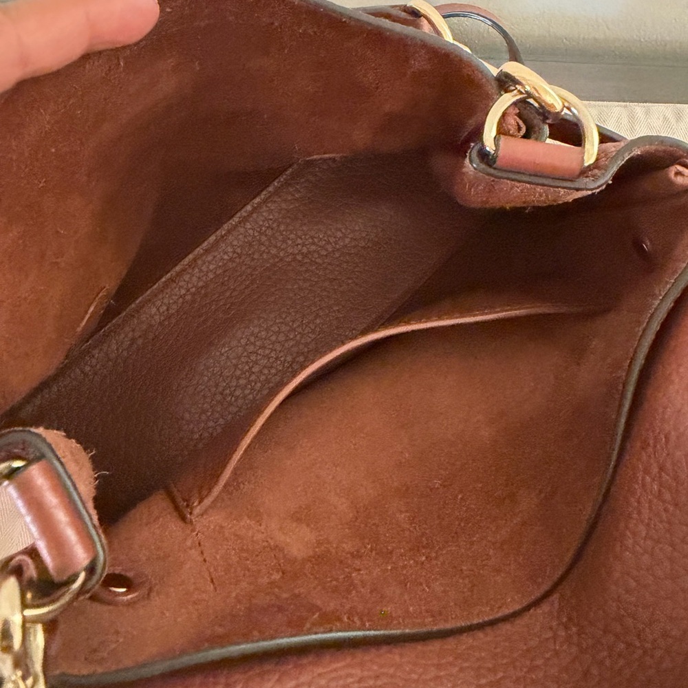 Mulberry Braided-Handle Mini Satchel in Chestnut - Picture 15 of 16